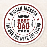 Dia de os pais de logotipo ocidental do melhor Pai