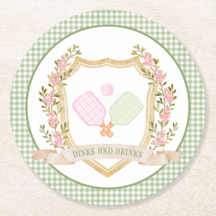 Porta-copo De Papel Redondo Dinks e Bebidas Esfera de picles de pré-disquete