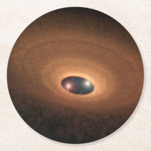 Porta-copo De Papel Redondo Disco De Material Posto Que Sobrou Da Formação De