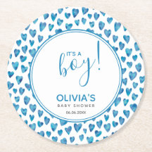 É um chá de fraldas de coração bonito