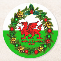 Editar Ano de Texto Bandeira do Welsh Flag Red Dra