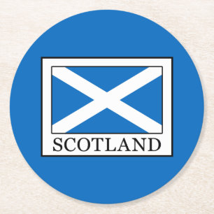 Porta-copo De Papel Redondo Escócia