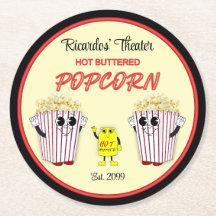 Family Movie Theater with Hot Buttered Popcorn 