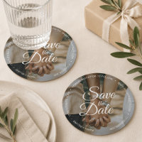 Favor de Casamento Save the Date Foto Elegante