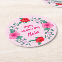 Feliz Dia de as mães Nain - Mude de nome, mãe Mãe