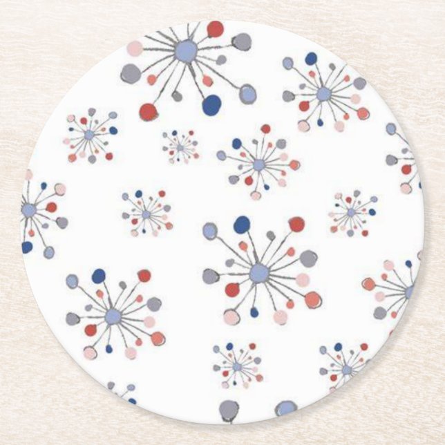 Porta-copo De Papel Redondo Feriado (Frente)