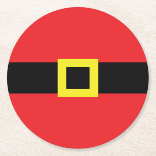 Porta-copo De Papel Redondo Feriado Feriado de Belly Belly Belt Papais noeis e