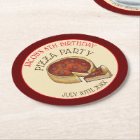 Festa de aniversário De Pizza De Pepperoni Para De