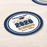 Festa de Formatura Navy Blue Gold Turma de 2026