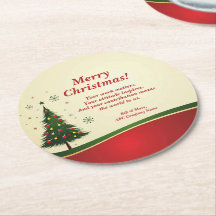Festa de Natal de Mensagem de Nome de Empresa ou G
