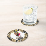 Porta-copo De Papel Redondo Foto aniversário de 30 anos Funny<br><div class="desc">Aniversário de 30 anos de Foto Moderno Simples, design Dourado. Você pode mudar a foto facilmente e, se você continuar, clique para personalizar mais, você pode mover o Chapéu de Aniversário à medida que ele funciona para você. Os produtos correspondentes podem ser encontrados na Coleção de aniversário de 30 anos....</div>