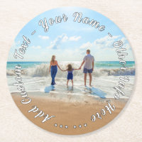 Fotografias e Texto Personalizados para Porta copo