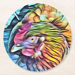 PORTA-COPO DE PAPEL REDONDO FRANGO