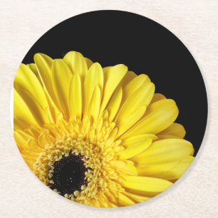 Porta-copo De Papel Redondo Gerbera Flower