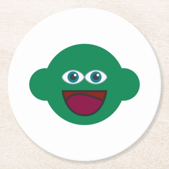 Porta-copo De Papel Redondo Gillie Porta copos (Frente)