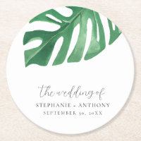 Greenery Tropical Monstera Sai do Casamento de Ver