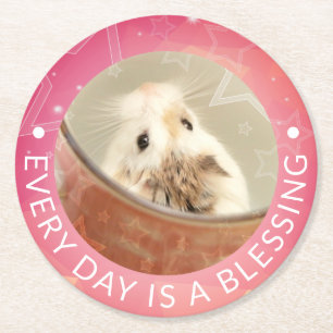 Porta-copo De Papel Redondo Hammyville - Hamster Cute Robo