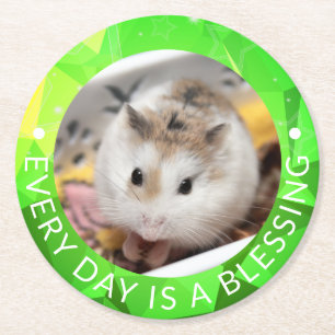 Porta-copo De Papel Redondo Hammyville - Hamster Cute Robo