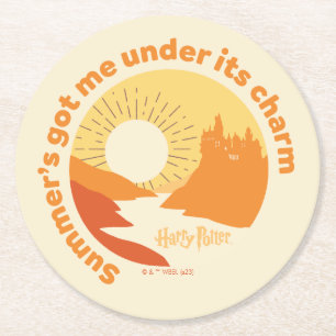 Porta-copo De Papel Redondo HARRY POTTER™ Castelo Summer Magic HOGWARTS™