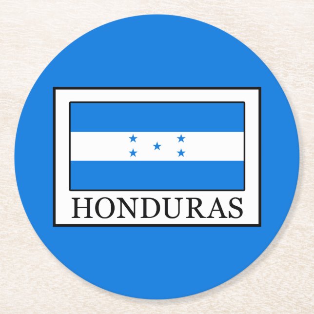 Porta-copo De Papel Redondo Honduras (Frente)