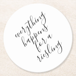 Porta-copo De Papel Redondo Ideias de Festa de Vinho Engraçada Porta copos de