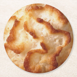 Porta-copo De Papel Redondo Imagem de Cookie Macaroon