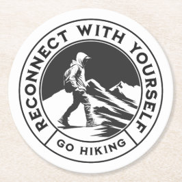 Porta-copo De Papel Redondo Imagem de Hiperligação de Alto Contraste na Porta