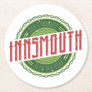 Porta-copo De Papel Redondo Innsmouth Lovecraft Soda Soft Drink