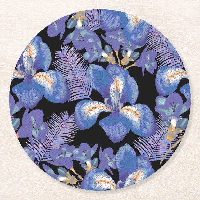 Porta-copo De Papel Redondo íris moody (Frente)