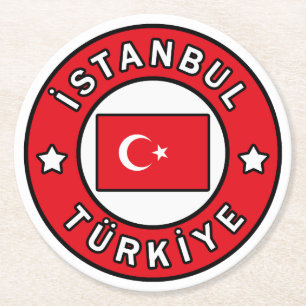 Porta-copo De Papel Redondo Istambul Türkiye