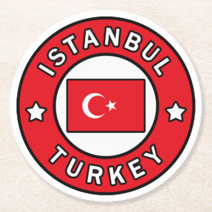Porta-copo De Papel Redondo Istambul Turquia