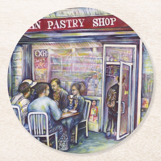 Porta-copo De Papel Redondo Jocundo (Frente)