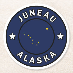 Porta-copo De Papel Redondo Juneau Alasca