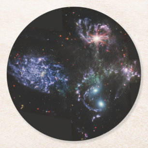 Porta-copo De Papel Redondo JWST James Webb Telescópio Espacial Stephan's Quin