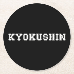 Porta-copo De Papel Redondo Karaté de Kyokushin