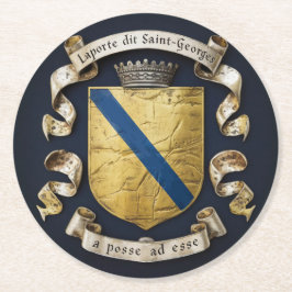 Porta-copo De Papel Redondo Laporte dit Santo Georges Casaco de Braços 5