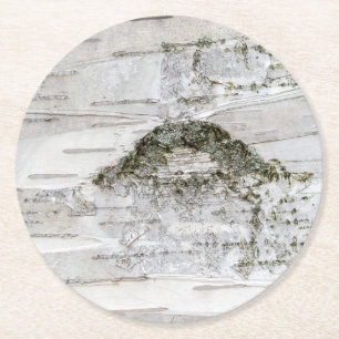 Porta-copo De Papel Redondo Latido da árvore de aves