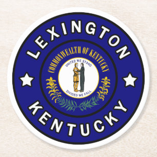 Porta-copo De Papel Redondo Lexington Kentucky