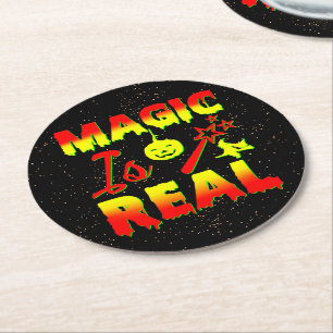 Porta-copo De Papel Redondo Magic é a verdadeira varinha de bruxa do Hallowee