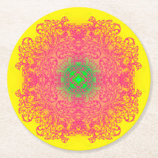 Porta-copo De Papel Redondo mandala