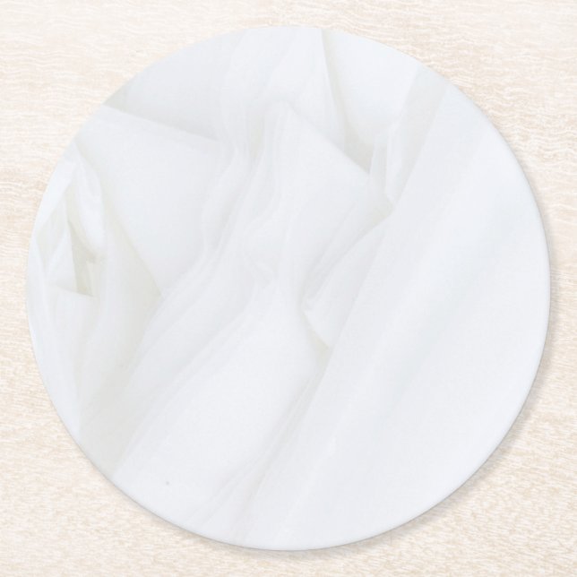 Porta-copo De Papel Redondo Marble Stone Round (Frente)
