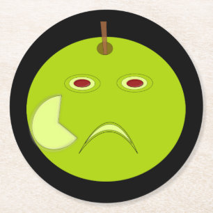 Porta-copo De Papel Redondo Mau Apple com Portas copos de papel para o Dia das