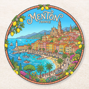 Porta-copo De Papel Redondo Menton França