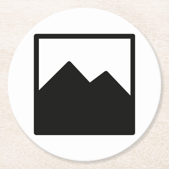 Porta-copo De Papel Redondo Modelo Porta copos redonda (Frente)