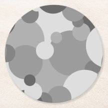 Moléculas de cinza preta porta copos de papel