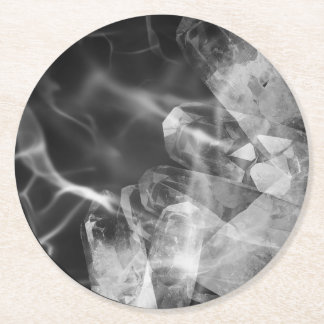 Porta-copo De Papel Redondo Monochrome modern coaster