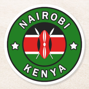 Porta-copo De Papel Redondo Nairobi Kenya