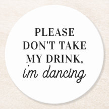 Não tome a minha bebida. Casamento Simples