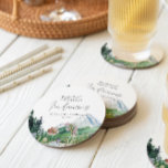 Porta-copo De Papel Redondo Não tome minha bebida | Montanha Casamento de Flor<br><div class="desc">"Por favor, não tome minha bebida que estou dançando". Os favores de porta copos são perfeitos para chamar a atenção de seus convidados. Marque uma mesa de casamento inesquecível que é personalizada com suas portas copos de casamento especialmente feitas que não apenas ajustado o evento, mas também fazem o evento....</div>
