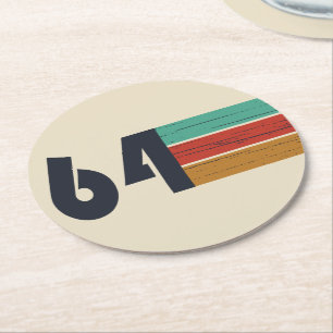 Porta-copo De Papel Redondo nascer de aniversário de 1964